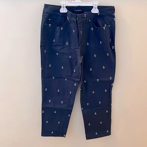 Charter Club blue nautical size 4 capri’s